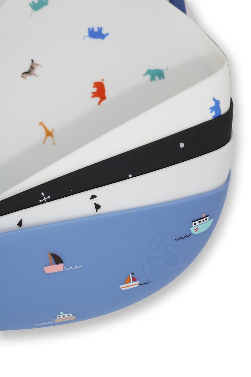 Kushies Silibib - Silicone Waterproof Adjustable  Bib - Bpa Free - Sparrow