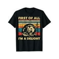 thumbnail image 1 of Camiseta para hombre "Primero que nada, soy una delicia", zarigüeya enojada y sarcástica, 1 of 7
