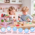 thumbnail image 2 of Set de helados de madera Pretend Play ZJEFUNS, 2 of 6