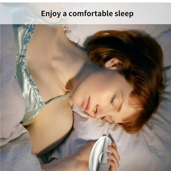 justharion Women Man Adult Sleep Aid Device Handheld Portable Massager Sleeping Instrument Pressure Stress Release for Home Rechargeable