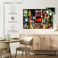 thumbnail image 5 of Elephant Stock Shinjuku Tokyo Wall Art - Horizontal Canvas Wall Art - Living Room Wall Decor - City Canvas - Gray And Yellow Decor By Philippe Hugonnard - 51" x 34", 5 of 8