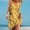 Yellow, variant on White Women'S Dresses V-Neck Sleeveless Minimalist Mini Slip Dress Relaxed Fit Floral Vacation Printed Dresses White,M