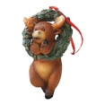 thumbnail image 1 of Pequeño animal decorativo de Navidad colgante para árbol de Navidad, hogar, oficina, dormitorio con cuerda (nuevo, ciervo) ER, 1 of 5