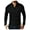 Black, variant on MLANM Men's Long Sleeve Polo Shirts Quarter-Zip Casual Slim Fit Mock Neck Basic Designed Cotton Shirts Male Tops