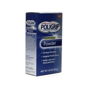 (6 pack) PoliGrip Super Denture Adhesive Powder, Extra Strength, 1.6 oz (45 g)