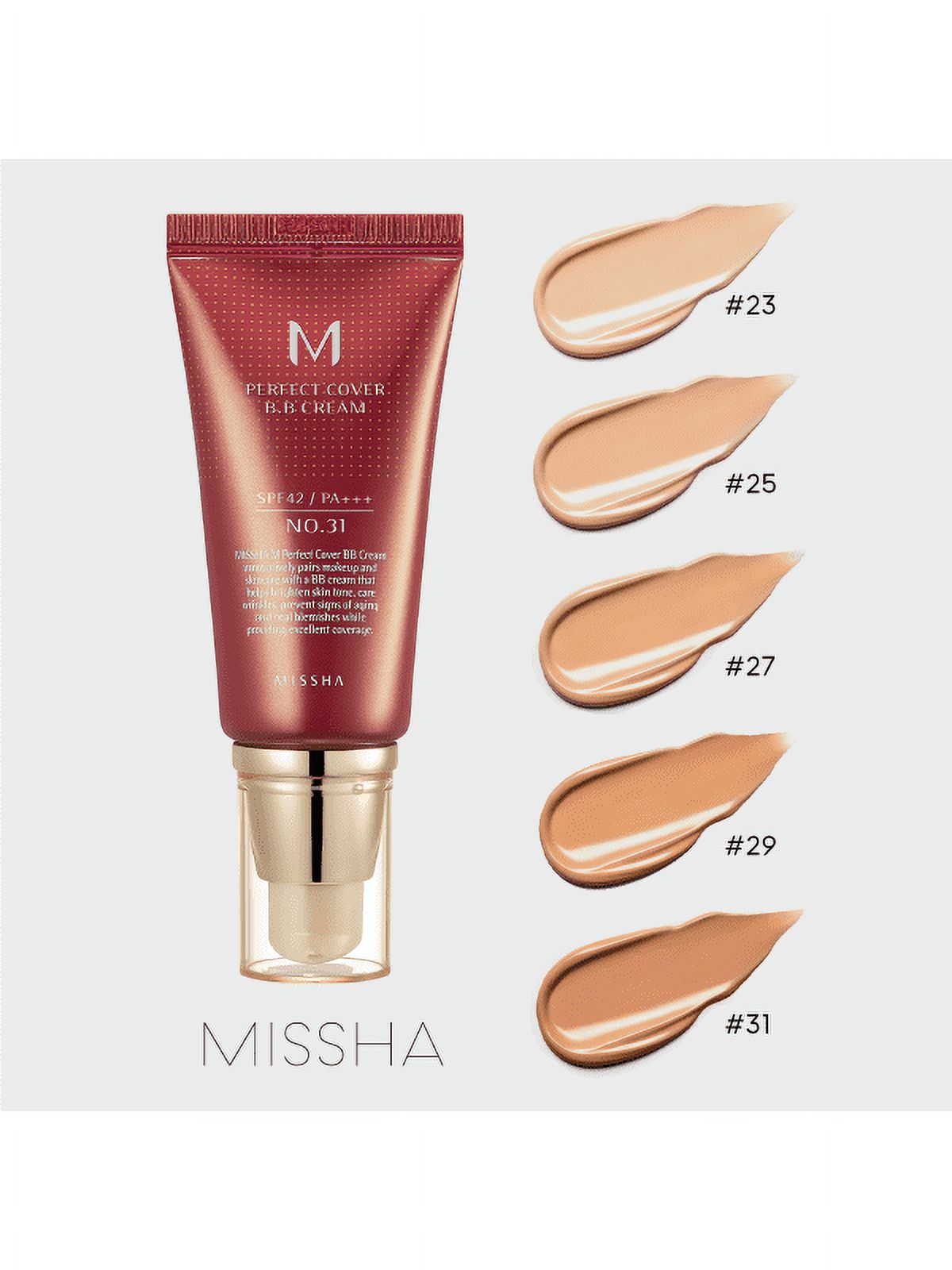 Missha M Perfect Cover BB Cream SPF42, PA #23 - Natural Beige, 1.69 fl oz - image 3 of 6