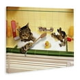 thumbnail image 4 of Stupell Industries Cat Bathing in Tub Typography Painting Gallery Wrapped Canvas Art Print Wall Art, 40 x 30, 4 of 8