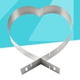 thumbnail image 1 of unbranded Ajustable En Acero Inoxidable Para Pastel Mousse Y Repostería Con Corazón, 1 of 8