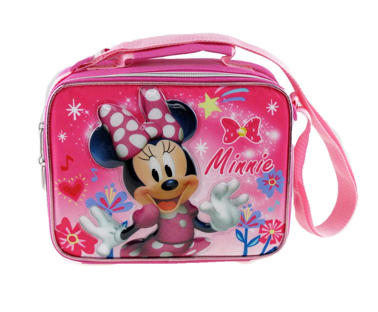 Minnie Mouse Tote Lunch Bag Heat Insulate W27.5×H16.5×D10cm Cute Japan F/S New 