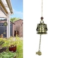 thumbnail image 1 of Fengshui Bell Vintage Dragon Bell Fengshui Wind Chimes para colgar en el jardín del hogar Bendición de la , hierro fundido con diseño de a Macarena Campanas de viento de campana de Fengshui, 1 of 8