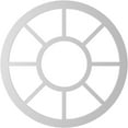 thumbnail image 4 of 34"OD x 12 3/8"ID x 1"P Grace Architectural Grade PVC Pierced Ceiling Medallion, Nickel, 4 of 6