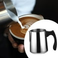 thumbnail image 4 of Taza de arte de café con leche de espresso, jarra de lana de espuma de leche, suministros de cafetería fácil de usar herramienta de arte de café con 1000 ml, 4 of 5