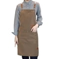 thumbnail image 1 of Back  Apron, Waterproof  Apron with Adjustable Straps and Spacious Pockets Comfortable Fashionable Apron for Coffee Shops Nail Salons, 1 of 8