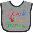 thumbnail image 3 of Inktastic I Love My Grandma Boys or Girls Baby Bib, 3 of 4