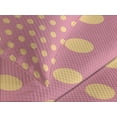 thumbnail image 4 of Ambesonne Polka Dots Quilted Bedspread Set 3 Pcs, Retro Modern Rounds, King Size, Salmon and Pink, 4 of 5