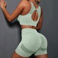 thumbnail image 4 of Conjunto De Pantalones Cortos De yoga Para Levantamiento De Tope De Cintura Alta, 4 of 4