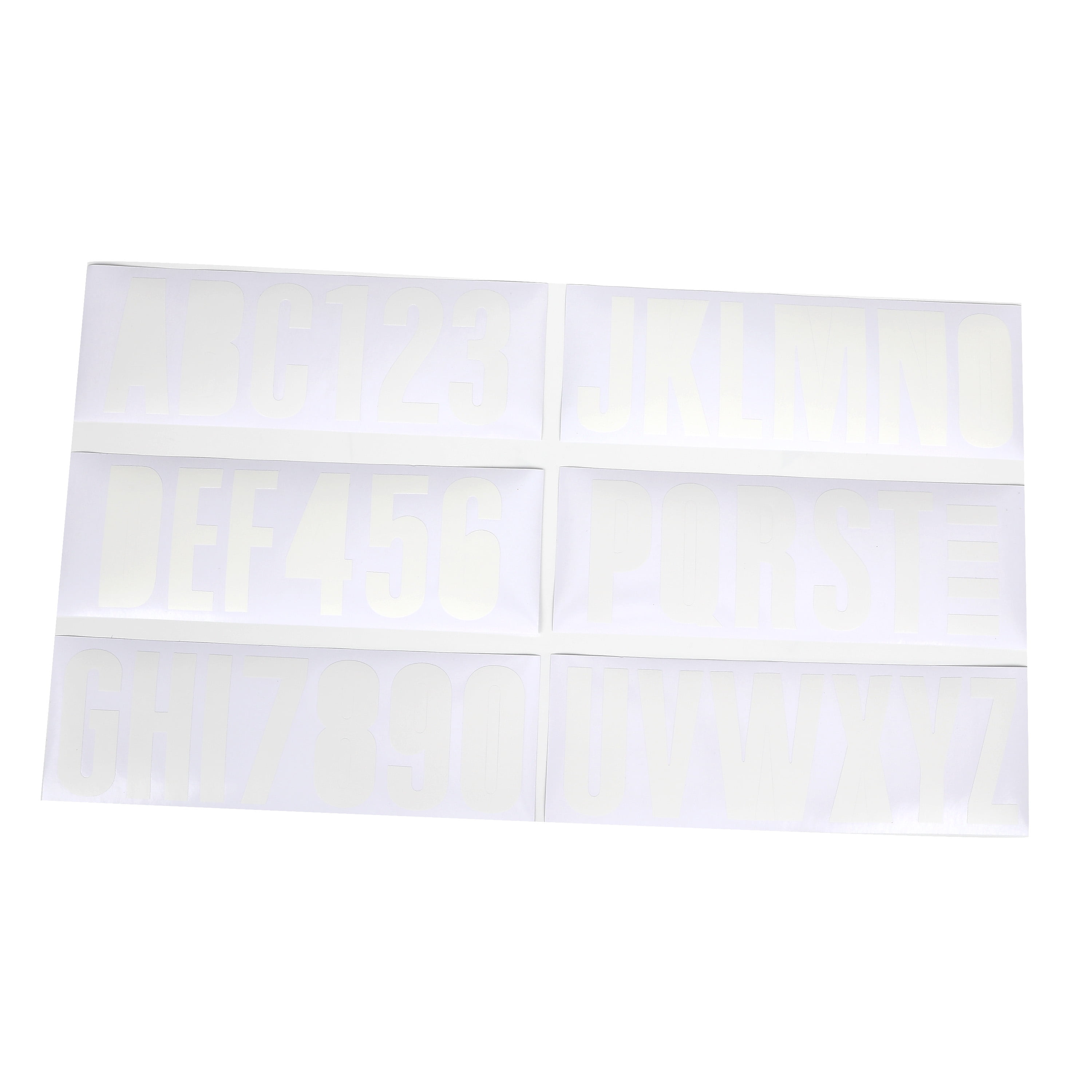 Ozark Trail Marine Registration Letter and Number Vinyl Sticker Kit, White