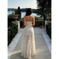 thumbnail image 5 of SUSHA Women's Elegant Polka Dot Strapless Summer Dress multiple colors can be selected, 5 of 6
