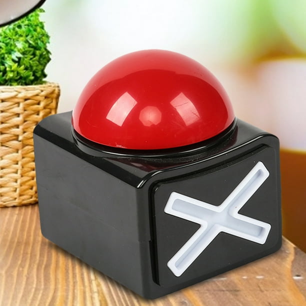 Botón de con sonido, luz, , zumbador, respuesta, zumbador para yotijar Zumbador de respuesta del juego