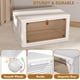 thumbnail image 4 of Contenedores de almacenamiento de plástico de 4 niveles con tapa 23 QT, contenedores de almacenamiento apilables con ruedas, cajas de almacenamiento plegables, contenedores de almacenamiento apilables, 4 of 5