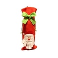 thumbnail image 1 of Bewildely Cubierta de botella de vino Cordón Santa Claus de comedor de Navidad Bordado a prueba de polvo Ropa de encaje Accesorios de regalo de Kits de decoración para fiestas Papá Noel Bewildely HA070039-01B, 1 of 1