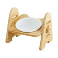 thumbnail image 4 of Cat Dog Bowl 15 degree Raised Small Medium Dogs Adjustable Height Pet Food Feeder Single Bowl, 4 of 8