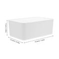 thumbnail image 2 of PAMINGONO Small Storage Box 1Pcs Wipes Container Modern Style Dustproof and Lightweight 19.4*12.2*7.5in, 2 of 8