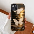 thumbnail image 2 of Butterfly Water Ripple Aesthetic Phone Case Compatible with iPhone 11/12/13/14/15/16 (Pro Max/Plus) for Women Men Seeking Dreamy Style, 2 of 9