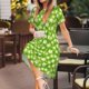 thumbnail image 3 of Easygdp Daisies Flowers para Vestido Transpirable de Mujer, Vestido Suelto de Manga Corta con Pliegues y Bolsillos para el Verano, 3 of 6