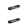 thumbnail image 4 of ZheElen Easy Installation And Functional Accessories Towel Rack Without Drilling black 300mm 2Set, 4 of 6