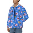 thumbnail image 3 of Vsdgher Tropical Jellyfishes Mens Hoodies Zip Hoodie, Hoodies for Men, Zip-up Hooded Sweatshirt-Medium, 3 of 5