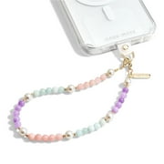Case-Mate Cell Phone Charm Strap with Beaded Pearls and Gold - Hands-Free Secure Wrist Grip