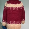 thumbnail image 2 of kurtrusly Pull Classique et Élégant pour Large Application Automne Hiver Pull Tricoté Bleu L, 2 of 6