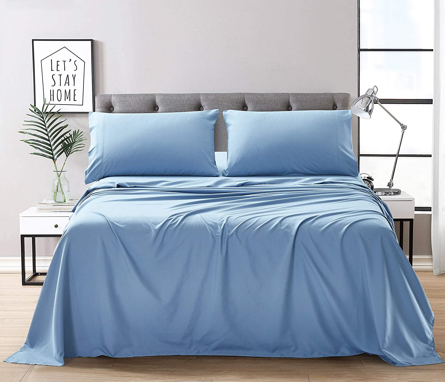 Hypoallergenic Easy Care Breathable Premium Ultra Soft Top/Flat Bed Sheet 