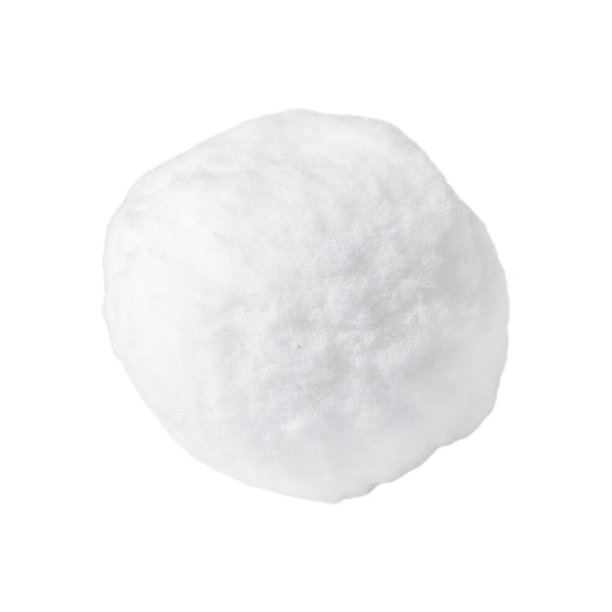 Lote de bolas de piel blanca, pompón de Navidad, juguetes, árbol de Navidad, colgante para niños, decoraciones para el hogar, accesorios de tela de 1cm a 6cm