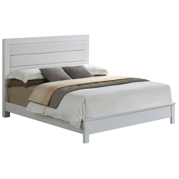 Glory Furniture Burlington Full Bed in White Color