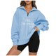 thumbnail image 2 of Tops Para Mujer Blusas de Manga Larga Moda Casual Impreso Cuello Vuelto Camiseta Suelta Otoño Jersey Odeerbi ODB185348, 2 of 6