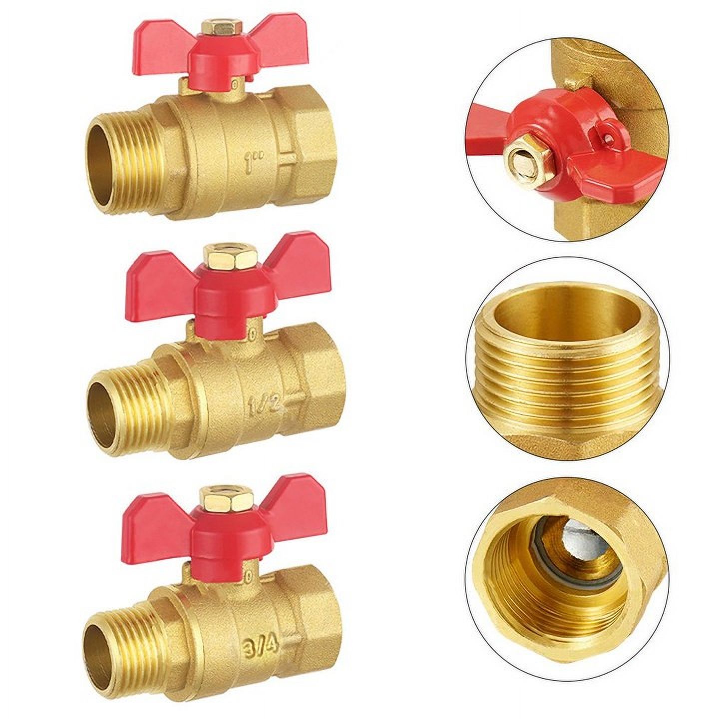 Brass Ball Valve with Butterfly Handle: Precision Crafted for Water ...