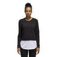 thumbnail image 3 of adidas Women's Athletics Layer Sweatshirt Black, Large, 3 of 4