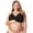 Black, variant on Tutti Frutti Bamboo Wire Free Nursing Bra for Breastfeeding, Wireless Maternity Bra (for B-H Cups), Mocha, Medium