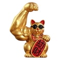 thumbnail image 1 of Strong Lucky Cat Figurine Big Waving Up Welcoming Cat Feng Right Robbery, 1 of 7