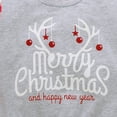 thumbnail image 6 of Odeerbi Baby Boy Girl Clothes Toddler Outfit Newborn Christmas Print Patchwork Plaid Tops Plaid Pants Set Gray, 6 of 9