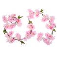 thumbnail image 1 of Enredaderas De Flores De Cerezo Artificiales, 2,35 M 90 Cabezas De Flores Pequeñas Seda Flor De Cerezo Falsa Enredadera De Hiedra Flores Colgantes Guirnalda De Sakura Falsa Para Arco De Boda Decoració Muyoka Hogar, 1 of 7