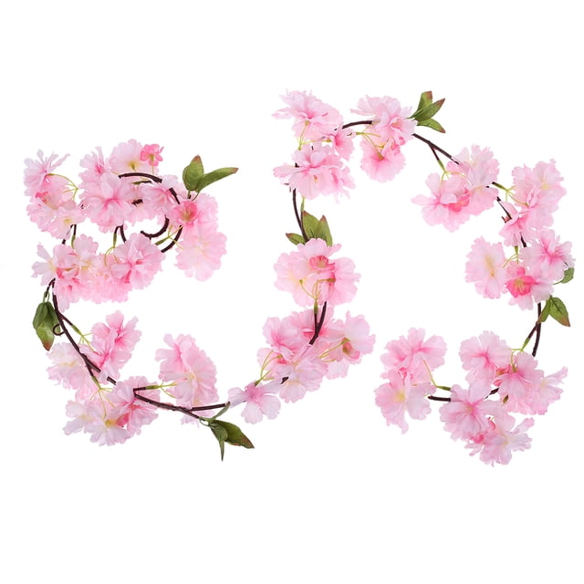 Enredaderas De Flores De Cerezo Artificiales, 2,35 M 90 Cabezas De Flores Pequeñas Seda Flor De Cerezo Falsa Enredadera De Hiedra Flores Colgantes Guirnalda De Sakura Falsa Para Arco De Boda Decoració Muyoka Hogar