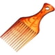 thumbnail image 1 of Peine para el cabello Frcolor, sin frizz, para levantar el cabello y peinar (café), 1 of 8