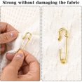 thumbnail image 6 of Solennerer Safety Pins Extra Large Heavy Duty - 20PCS 3Inch Blanket Pins, Strong & Sturdy Bulk Pins for Blankets, Skirts, Crafts, Kilts - Gold, 6 of 6