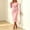 Pink, variant on Blmnix Bodycon Women Dress Bandage Tea Party Elegant Dresses Petticoat Black Boat Neck Long Sleeve Cocktail-Length Adjustable Waist Summer Dress for Women L