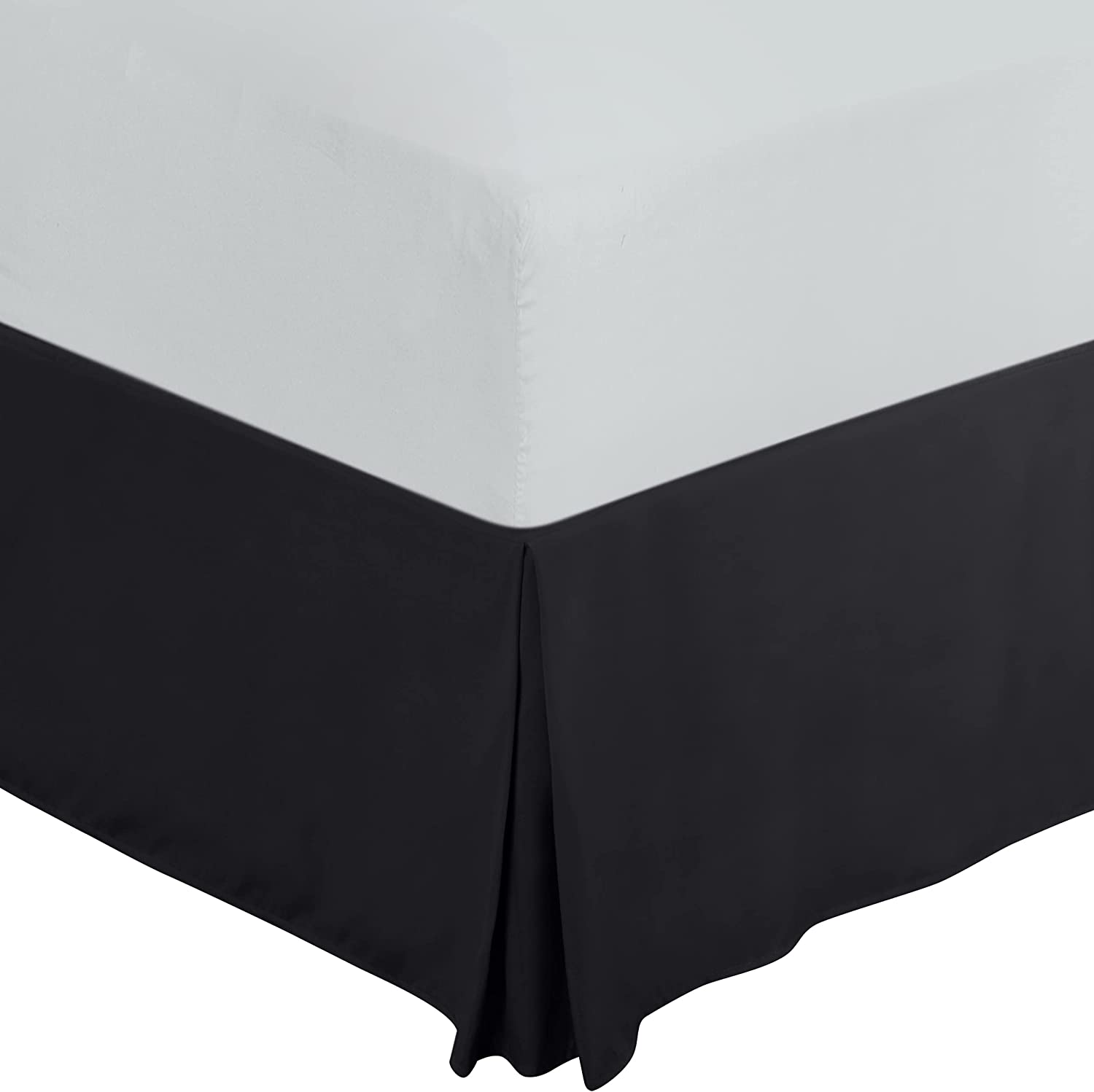 Utopia Bedding Queen Bed Skirt Soft Quadruple Pleated Ruffle Easy