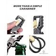thumbnail image 4 of 2Pcs KeyChains EDC Key Rings Key Chains Bottle Opener Auto Car Keys Tactical Carabiner Keychain with Clip, 4 of 4