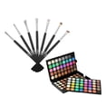 thumbnail image 1 of ojos de 120 colores con pinceles Cosméticos profesionales Maquillaje de ojos de larga duración de ojos Polvo Sunnimix Paleta de sombras de ojos, 1 of 8
